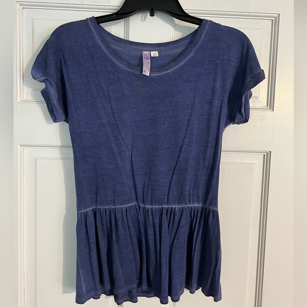 Flowy peplum top